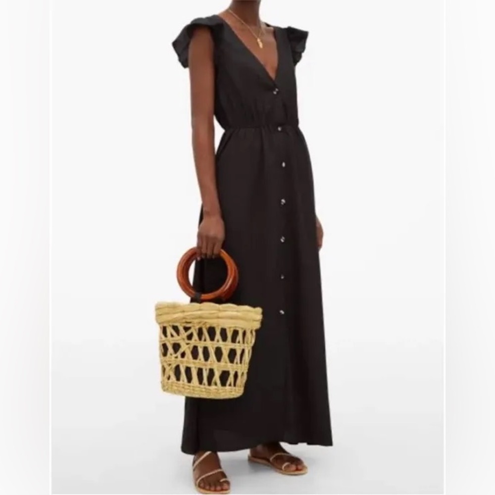 Solid & Striped Black Dress - image 1